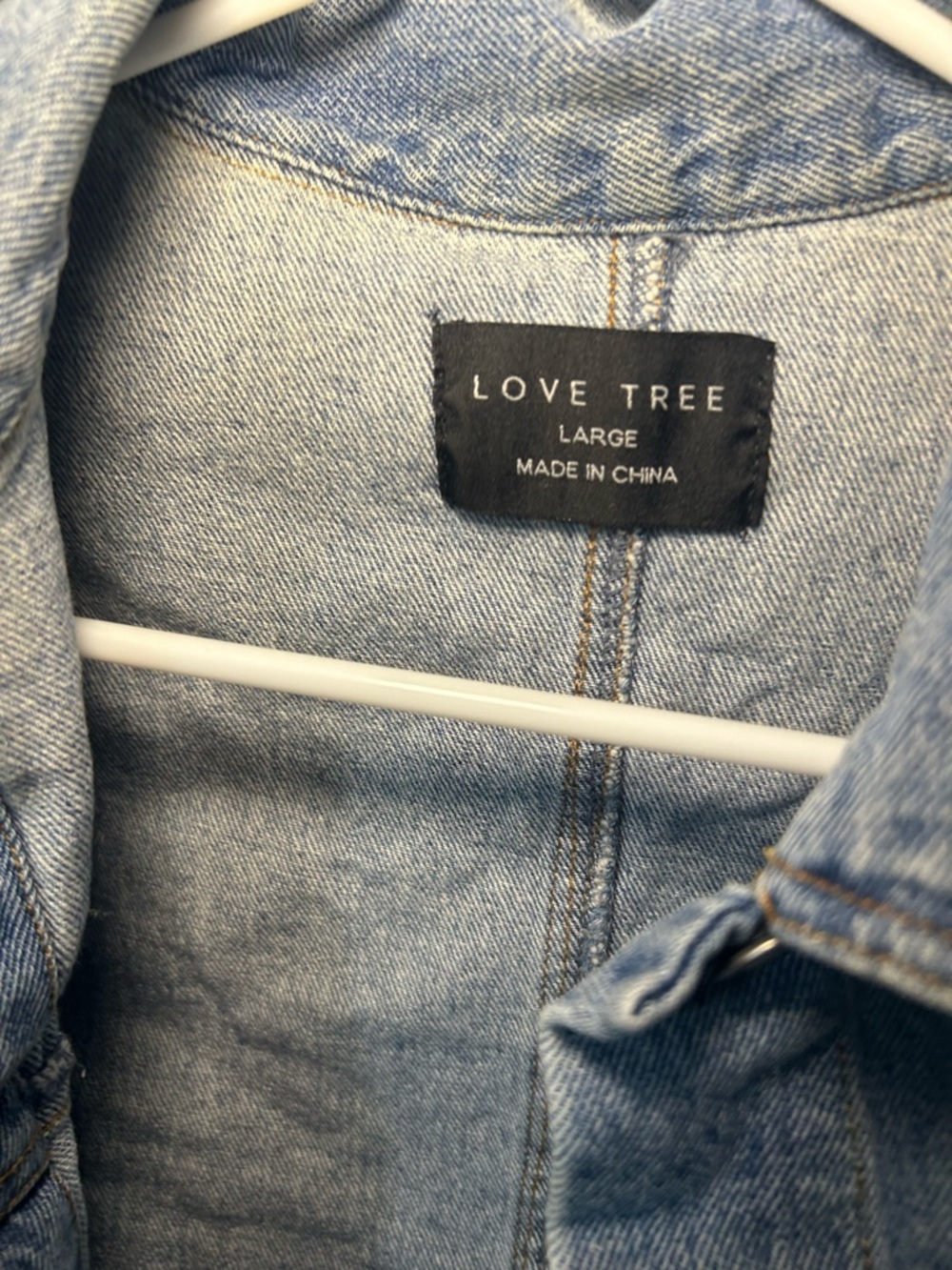 Love Tree Light Wash Women's Denim Jacket